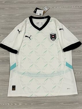 New! Puma 2024/25 Austria National Team Football Soccer Jersey Men's Size Large